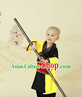 Traditional Chinese Shaolin Kung Fu Uniform Costumes for Kids