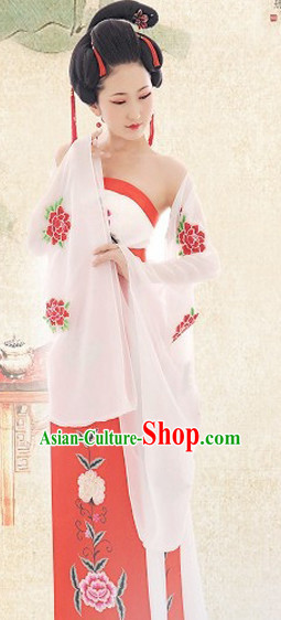 Traditional Chinese Photo Costume Princess Classical Costume and Hair Accessories Complete Set for Ladies