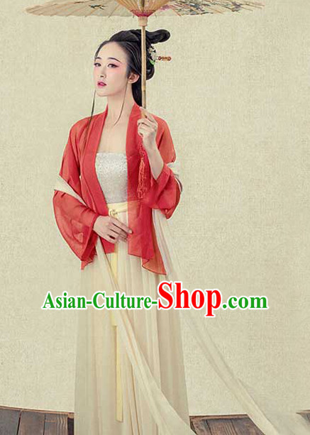 Traditional Chinese Photo Costume Hanfu Costumes and Hair Accessories for Women