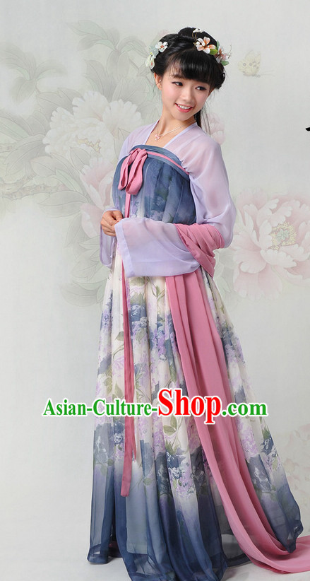 Chinese Hanfu China Shopping Asian Fashion Plus Size Clothing Clothes online Oriental Dresses Ancient Costumes and Hair Accessories Complete Set