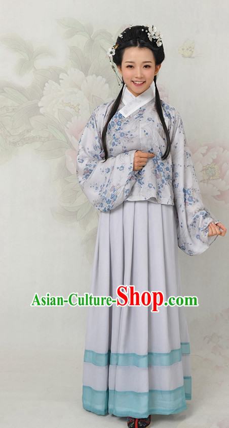 Chinese Hanfu China Shopping Asian Fashion Plus Size Clothing Clothes online Oriental Dresses Ancient Costumes and Hair Accessories Complete Set