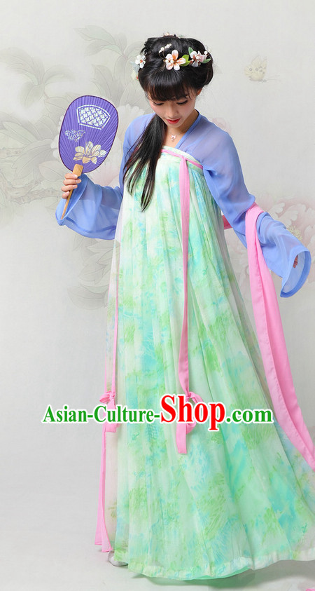 Chinese Hanfu China Shopping Asian Fashion Plus Size Clothing Clothes online Oriental Dresses Ancient Costumes and Hair Accessories Complete Set