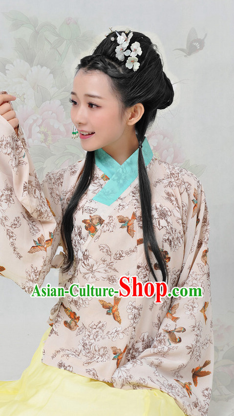 Chinese Hanfu China Shopping Asian Fashion Plus Size Clothing Clothes online Oriental Dresses Ancient Costumes and Hair Accessories Complete Set