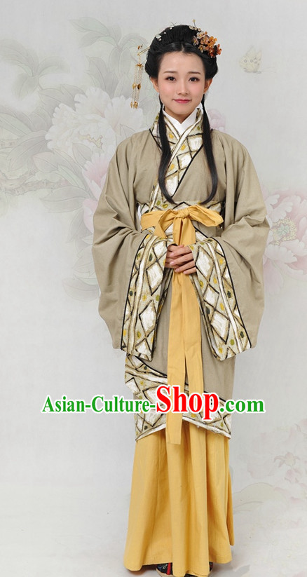 Chinese Hanfu China Shopping Asian Fashion Plus Size Clothing Clothes online Oriental Dresses Ancient Costumes and Hair Accessories Complete Set