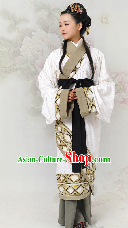 Chinese Hanfu China Shopping Asian Fashion Plus Size Clothing Clothes online Oriental Dresses Ancient Costumes and Hair Accessories Complete Set