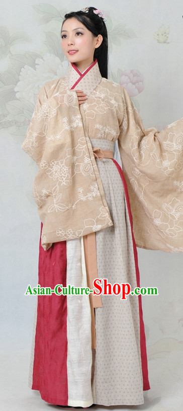 Chinese Hanfu China Shopping Asian Fashion Plus Size Clothing Clothes online Oriental Dresses Ancient Costumes and Hair Accessories Complete Set