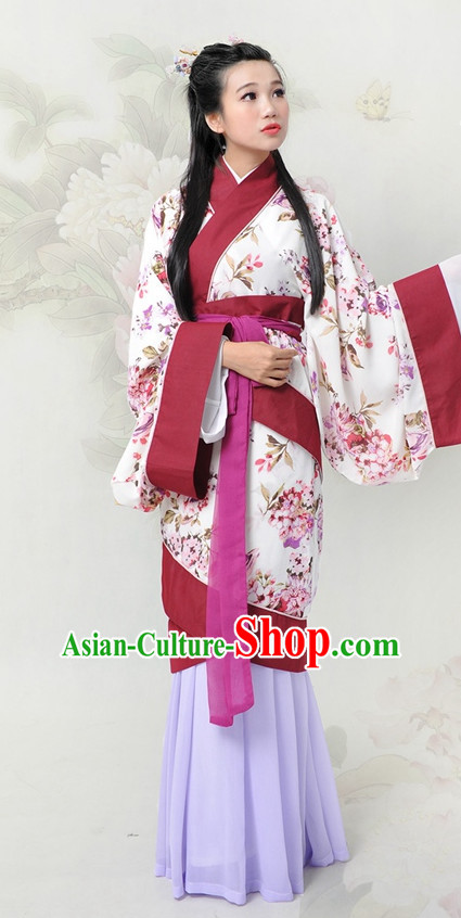 Chinese Hanfu China Shopping Asian Fashion Plus Size Clothing Clothes online Oriental Dresses Ancient Costumes and Hair Accessories Complete Set