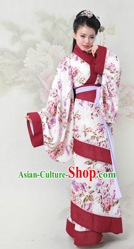 Chinese Hanfu China Shopping Asian Fashion Plus Size Clothing Clothes online Oriental Dresses Ancient Costumes and Hair Accessories Complete Set