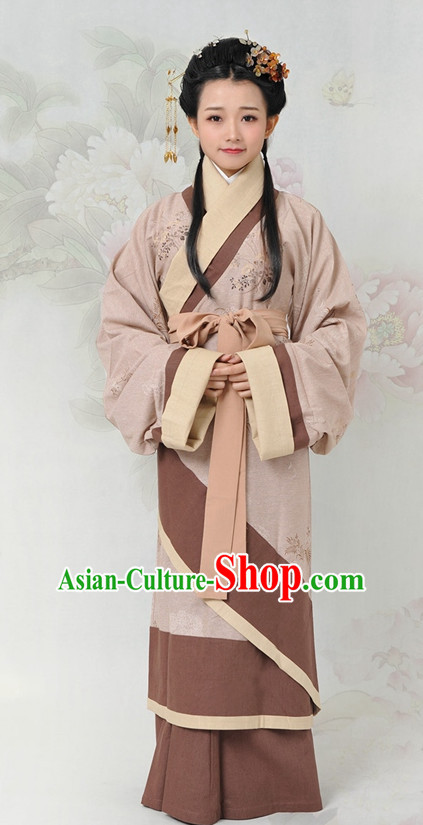 Chinese Hanfu China Shopping Asian Fashion Plus Size Clothing Clothes online Oriental Dresses Ancient Costumes and Hair Accessories Complete Set