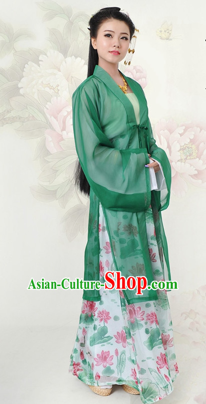 Chinese Hanfu China Shopping Asian Fashion Plus Size Clothing Clothes online Oriental Dresses Ancient Costumes and Hair Accessories Complete Set