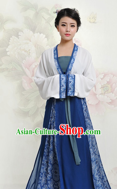 Chinese Hanfu China Shopping Asian Fashion Plus Size Clothing Clothes online Oriental Dresses Ancient Costumes and Hair Accessories Complete Set