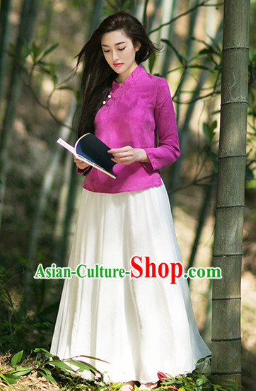 Oriental Clothing Asian Fashion Chinese Traditional Clothing Shopping online Clothes China online Shop Mandarin Dress Complete Set for Women