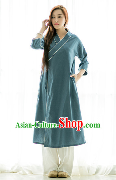 Chinese Traditional Mandarin Long Robe for Women