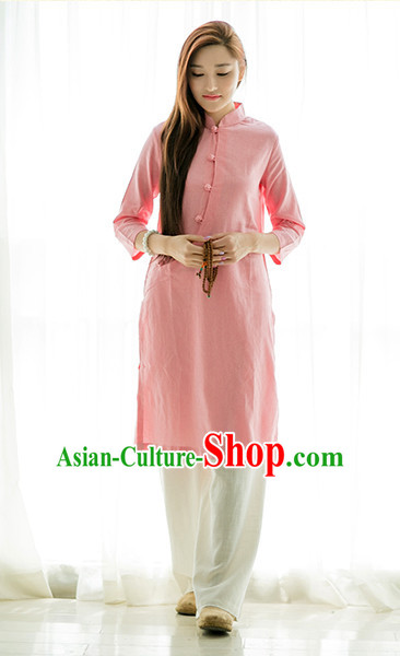 Chinese Traditional Mandarin Long Robe for Women