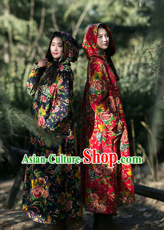 Chinese Traditional Mandarin Long Robe for Women