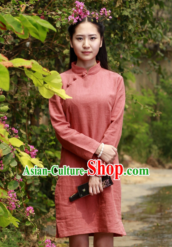 Chinese Traditional Mandarin Clothes Complete Set for Women