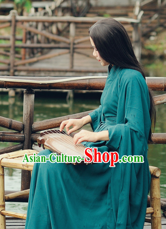 Ancient Chinese Hanfu Clothes Complete Set for Women