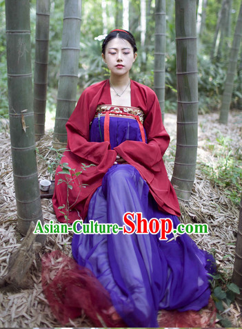 Ancient Chinese Hanfu Clothes for Women