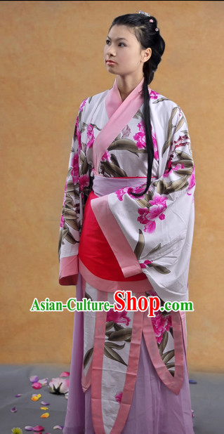 China Ancient Hanfu Cultural Garment Robe for Women