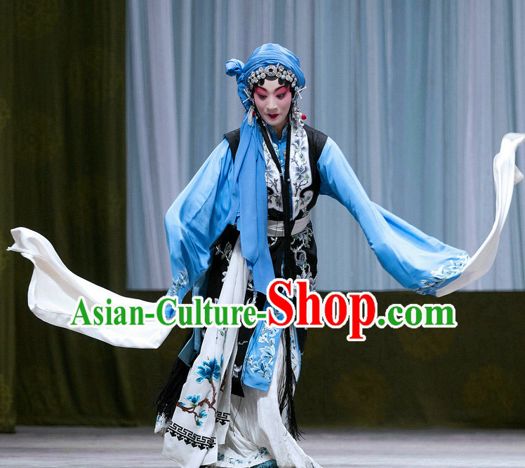 Chinese Traditonal Beijing Opera Qing Yi Costumes for Women