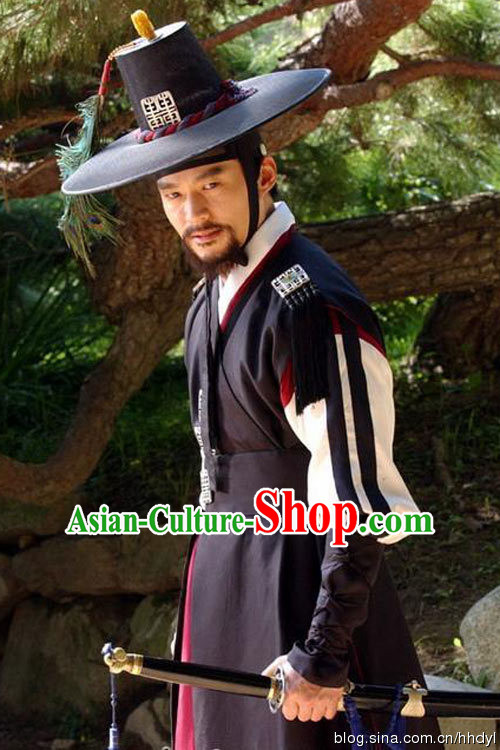 Ancient Korean Palace Bodyguard Costume for Men