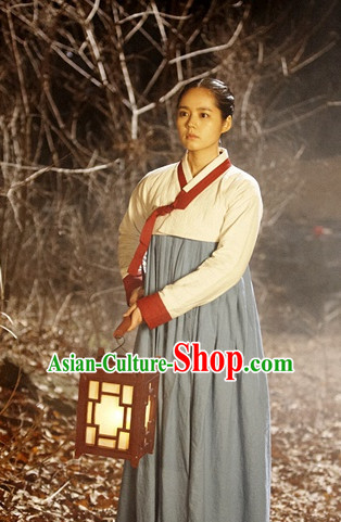 Ancient Korean Classic Hanbok Clothes for Girls