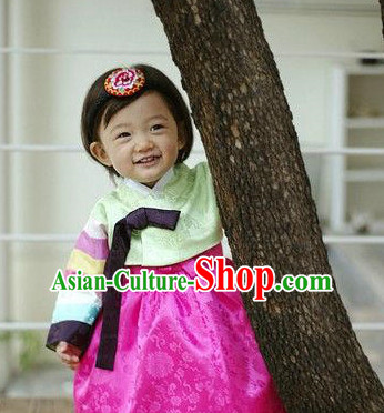 Korean Traditional Hanbok Dress for Kids