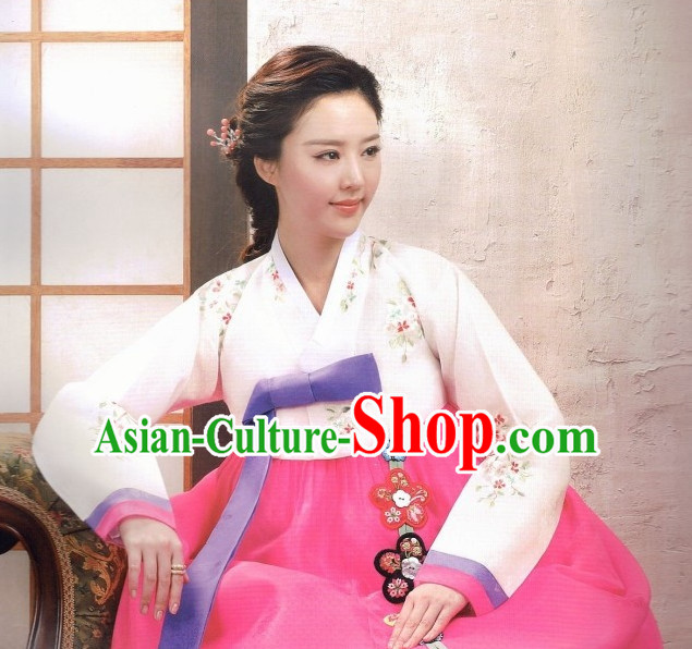 Classic Korean Fashion Hanbok Dresses Complete Set for Women