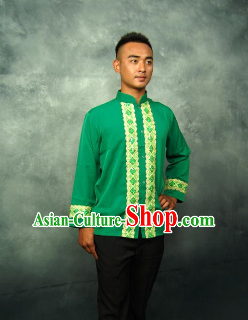 Thailand Traditional National Blouse for Men