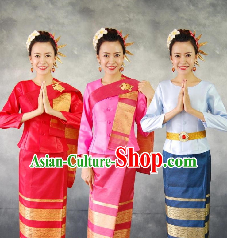 Traditional Thailand Folk Dresses for Women