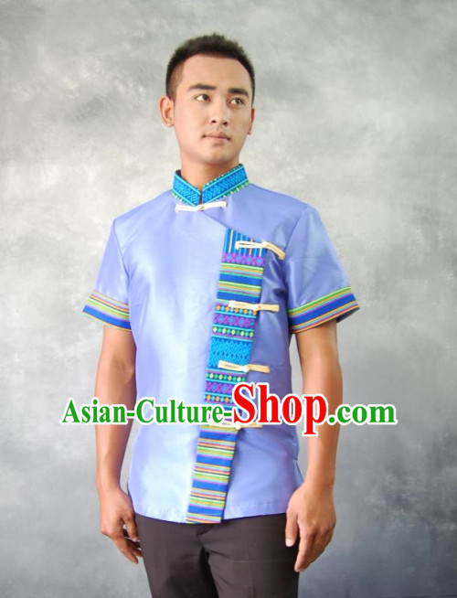 Thailand Traditional National Blouse for Men