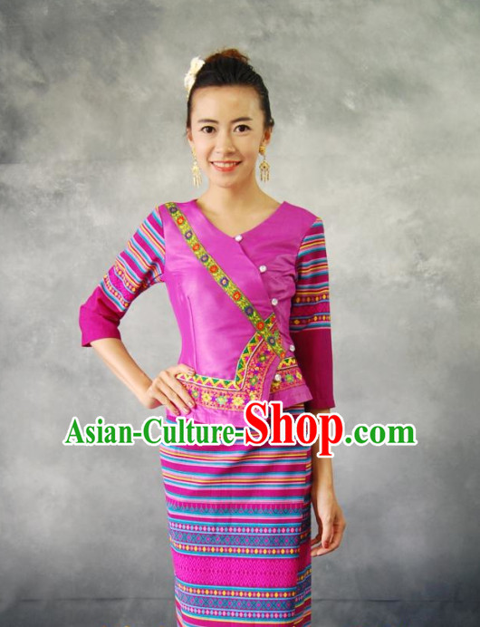 Thailand Traditional Uniform Complete Set for Women