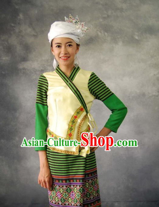 Thailand Traditional Uniforms Complete Set for Women