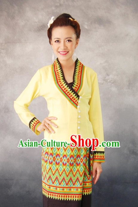 Thailand Traditional Uniforms Complete Set for Women