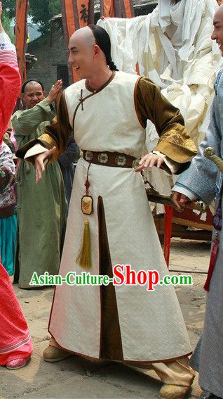 Qing Noblemen Costumes Complete Set for Men