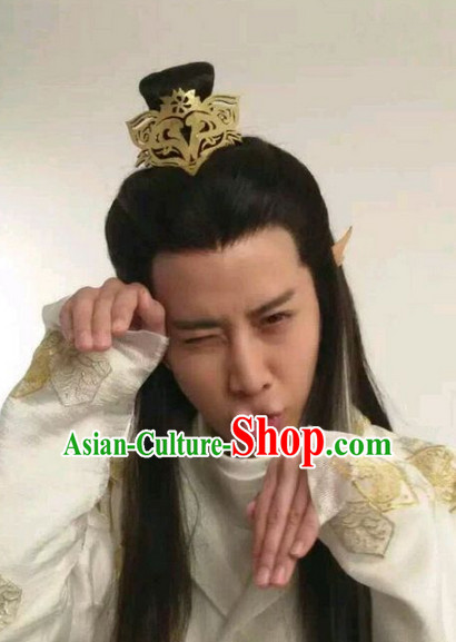 Chinese Opera Fox Prince Male Hair Coronet