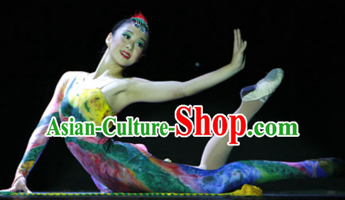 Chinese Competition Gymnastics Leotards Dance Clothes Costume Uniforms for Women