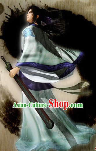 Chinese Cosplay Halloween Costumes for Swordsman