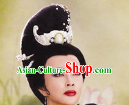 Chinese Ancient Queen Lady Hair extensions Wigs Fascinators Toupee Long Wigs Hair Pieces and Accessories