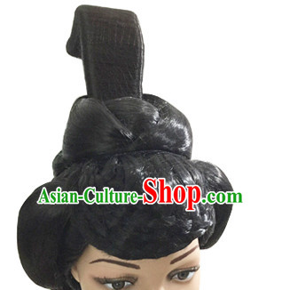 Chinese Halloween Fairy Lady Hair extensions Wigs Fascinators Toupee Long Wigs Hair Pieces