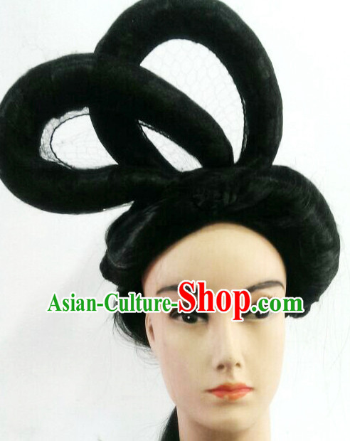 Chinese Classicial Lady Hair extensions Wigs Fascinators Toupee Long Wigs Hair Pieces Halloween Wigs