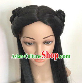 Chinese Ancient Wigs Hair Extensions Lace Front Wig Hair Pieces for Women