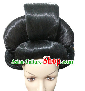 Chinese Classicial Queen Wig Hair Extensions Lace Front Wigs Hair Pieces for Women