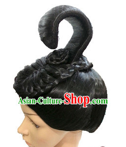 Chinese Classicial Queen Wigs Hair Extensions Lace Front Wig Hair Pieces for Women