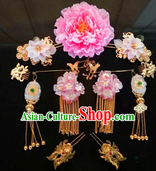 Chinese Handmade Flower Hair Accessories Headband Headbands Fascinators Wedding Hair Clips