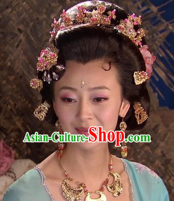 Chinese Handmade Empress Flower Hair Accessories Headband Headbands Fascinators Wedding Hair Clips