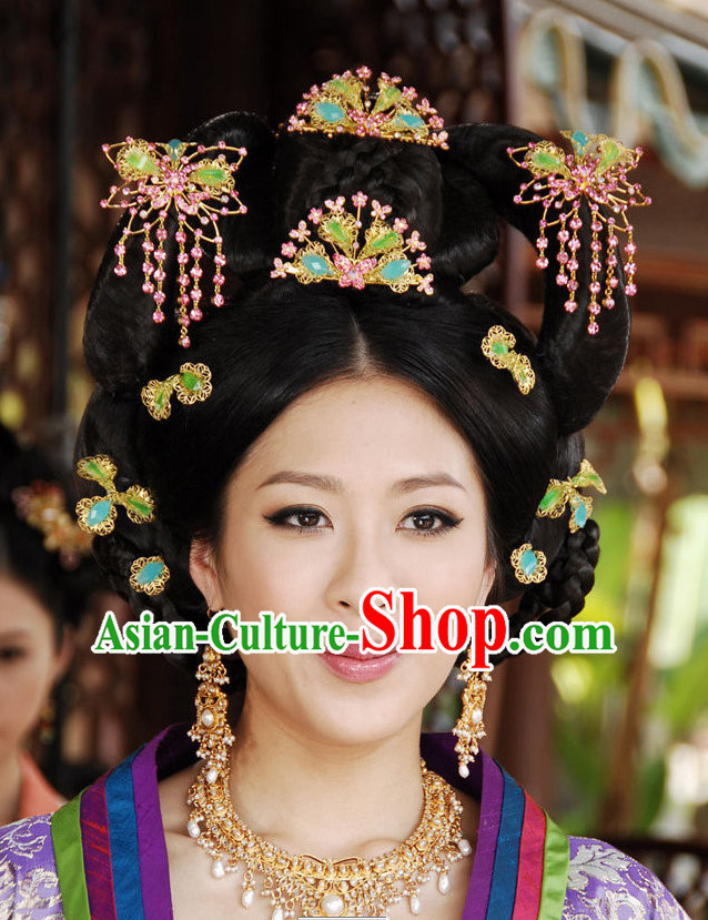 Chinese Handmade Empress Flower Hair Accessories Headband Headbands Fascinators Wedding Hair Clips