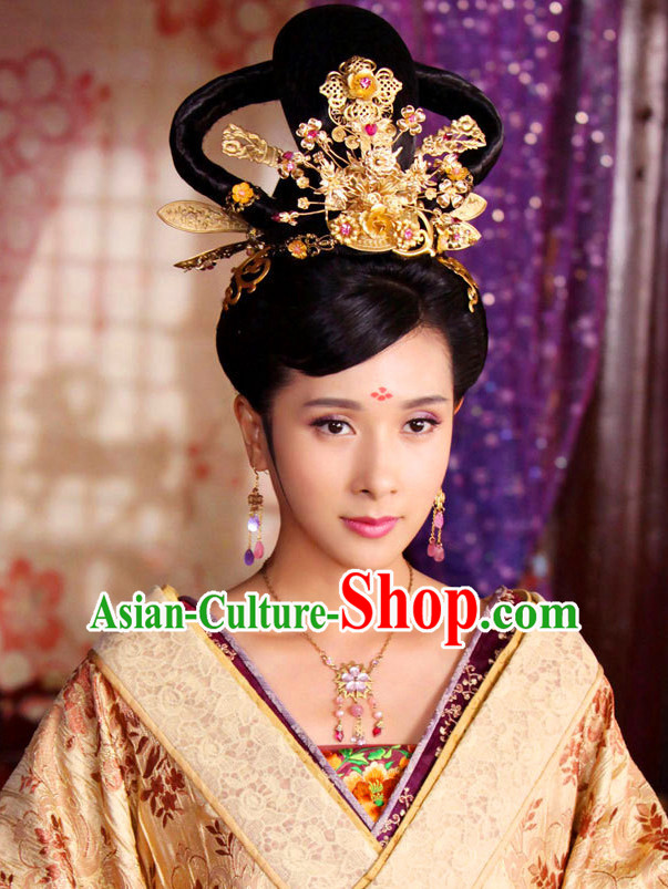 Chinese Handmade Empress Flower Hair Accessories Headband Headbands Fascinators Wedding Hair Clips