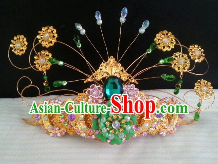 Chinese Handmade Princess Flower Hair Accessories Headband Headbands Fascinators Wedding Hair Clips