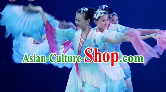 Chinese Fan Dance Costumes Dancewear Discount Dane Supply Clubwear Dance Wear China Wholesale Dance Clothes for Women